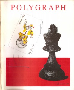 Polygraph, front cover. Art by Jennifer Lanski.